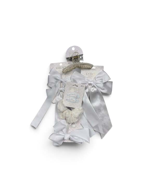 D'Bello Accessories - D'Bello White Hair Accessories Bundle